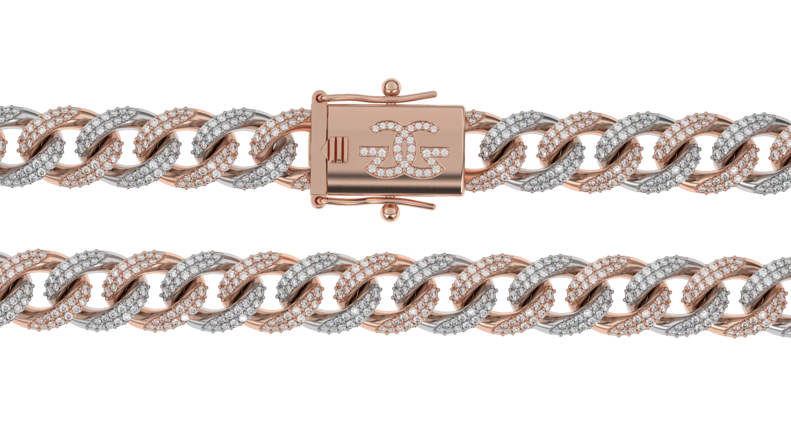 Flooded Diamond Cuban Link Chain (10mm) - Image 11