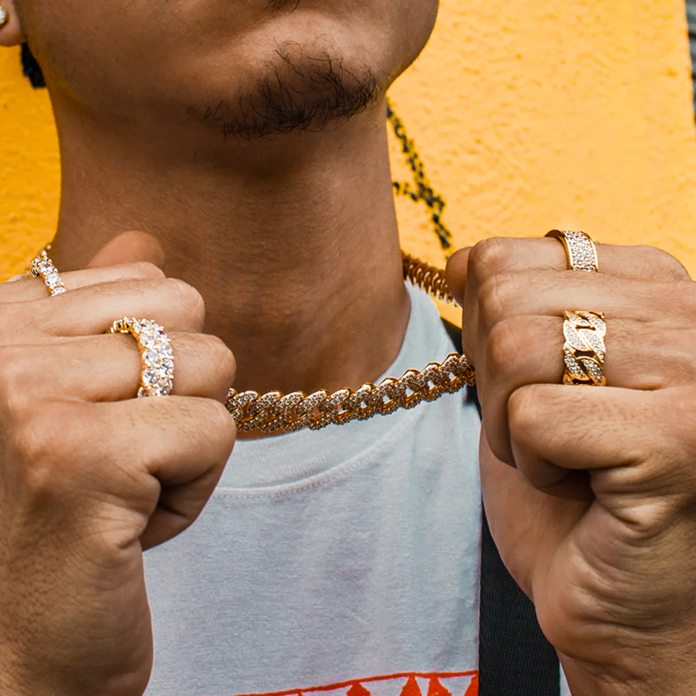Diamond Cuban Link Ring - Image 6