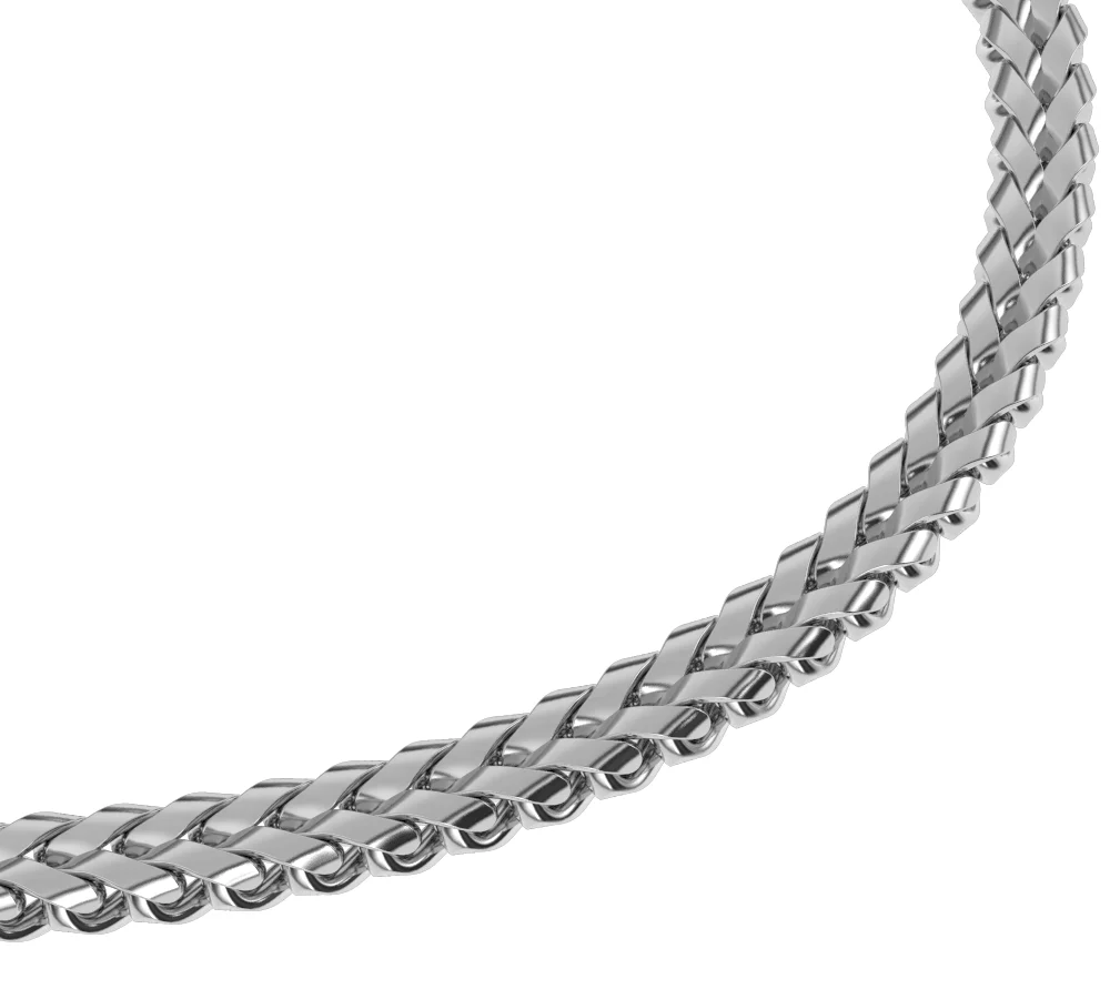 Gold Curved Franco Chain 6MM - Image 7