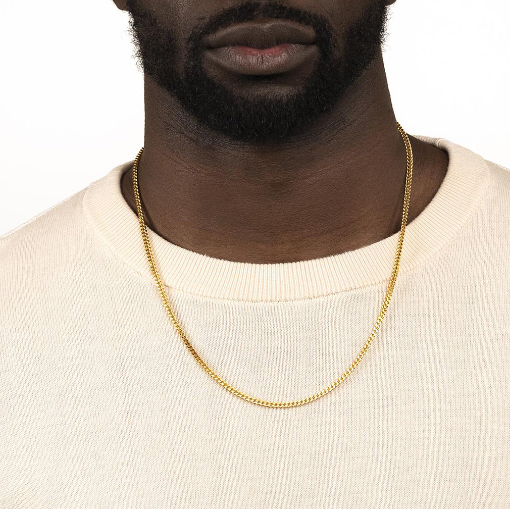 Gold Franco Chain 2.5mm - Image 3
