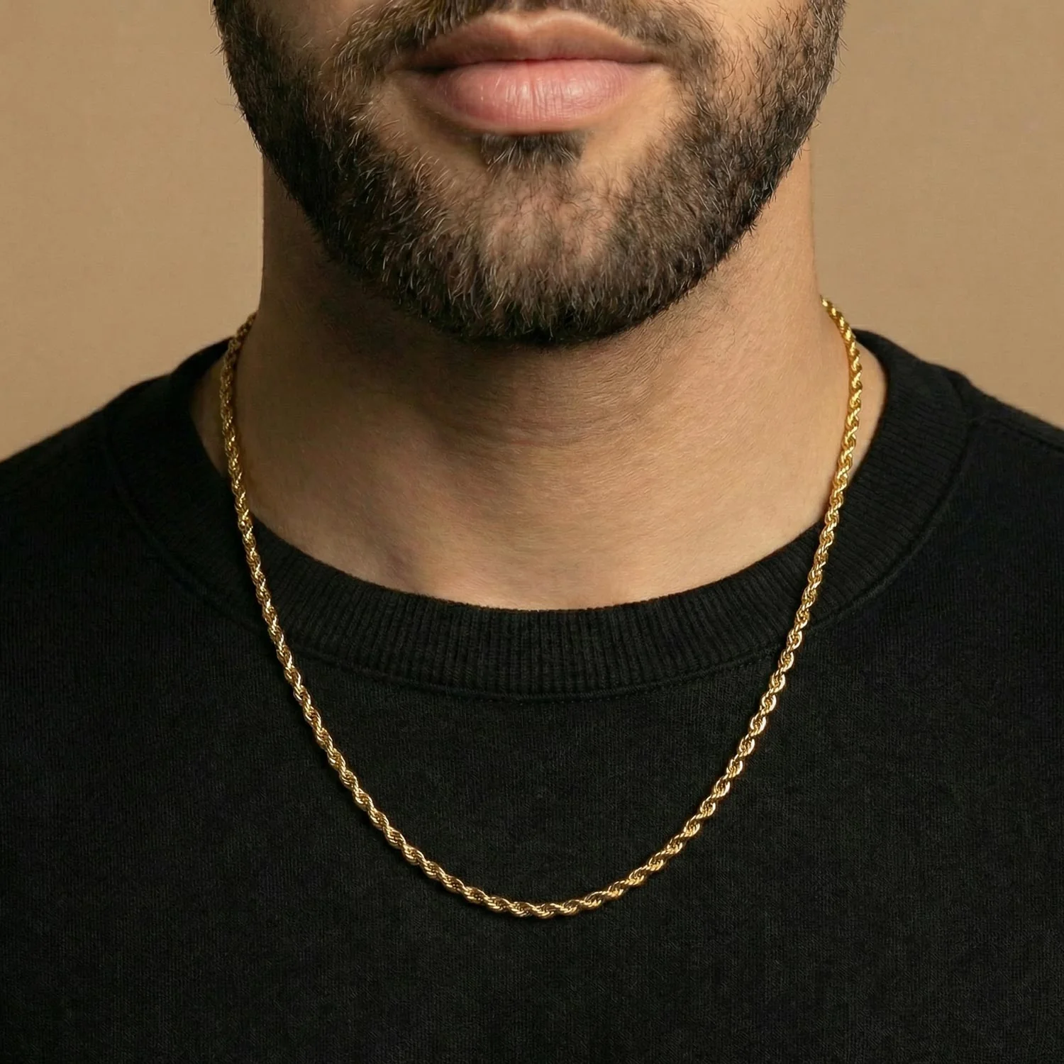 Gold Rope Chain 2.5mm - Image 4