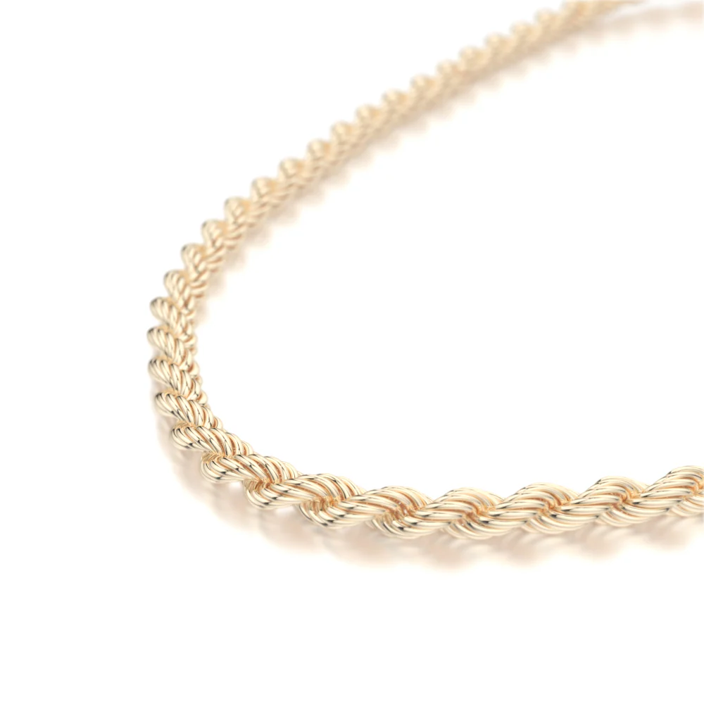 Gold Rope Chain 4mm - Image 7