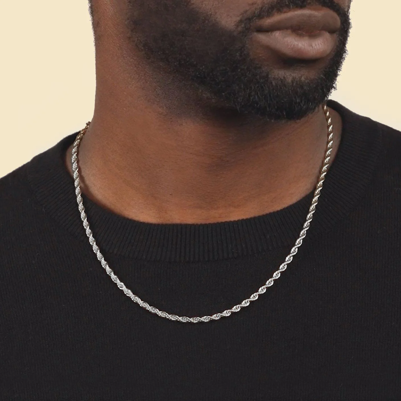 Gold Rope Chain 4mm - Image 9