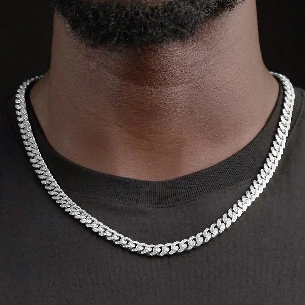 Micro Diamond Cuban Link Chain 8mm - Image 13