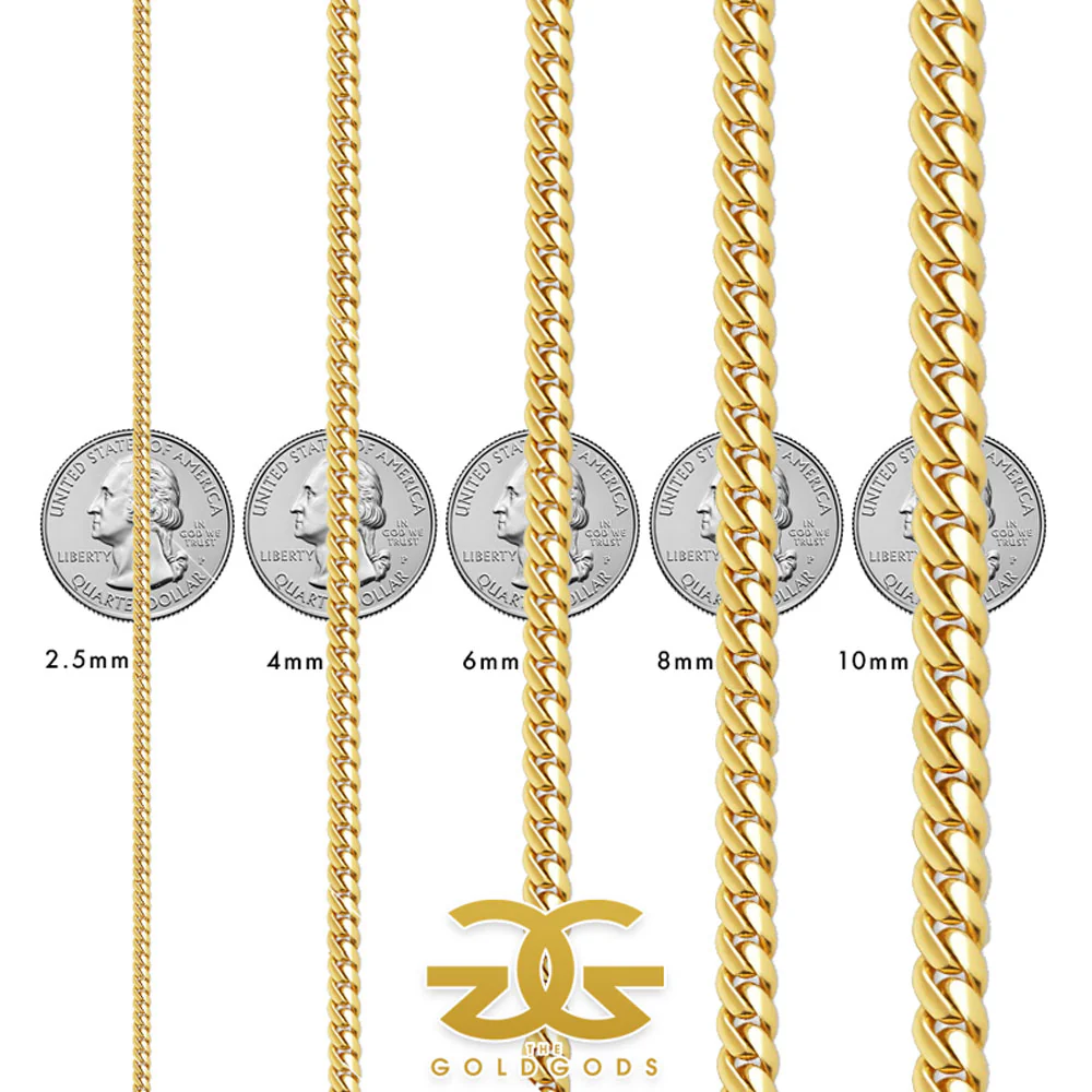 Solid Gold Cuban Link Bracelet - Image 4