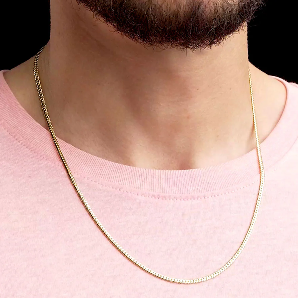 Solid Gold Cuban Link Chain Hollow - Image 12
