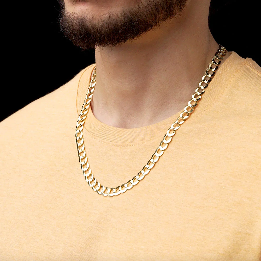 Solid Gold Curb Cuban Link Chain - Image 18