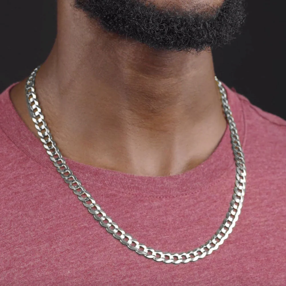 Vermeil Curb Cuban Link Chain - Image 17