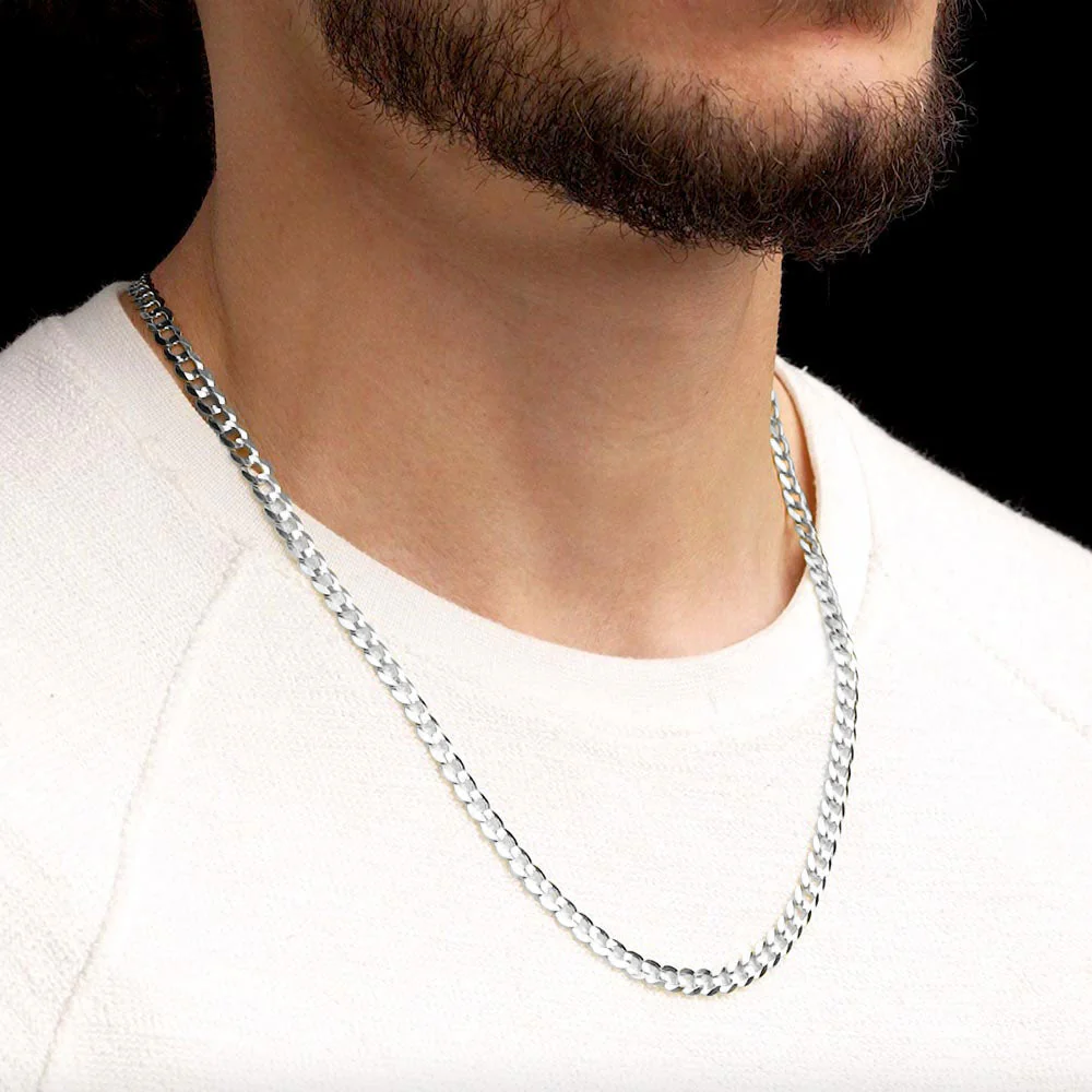 Vermeil Curb Cuban Link Chain - Image 22